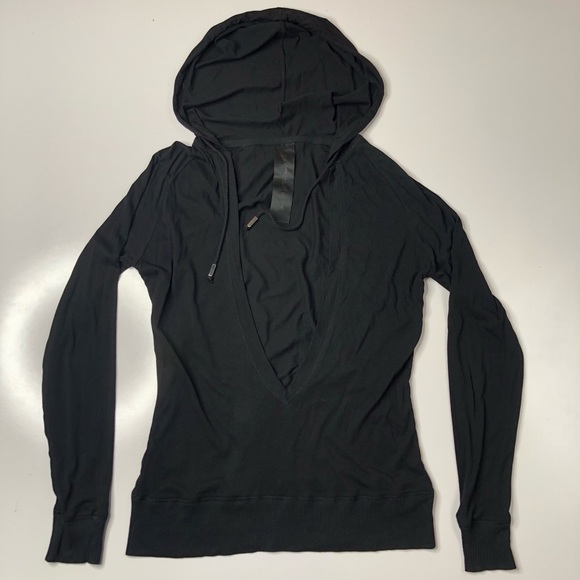 La Senza Deep-V Lounge Pullover Active Hoodie Set - Picture 2 of 16